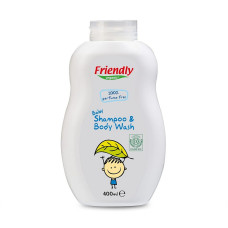 FRIENDLY ORGANIC Детский органический шампунь-гель для купания 400 мл FR1604