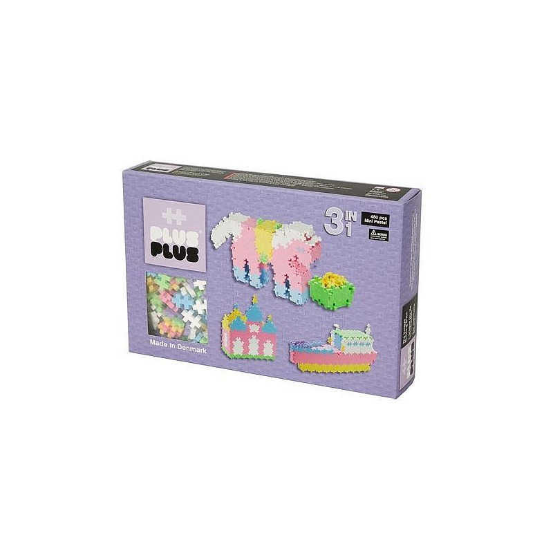 Plus Plus Mini Pastel конструктор "3IN1" 480шт., 3722 MP480