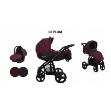 BABYACTIVE MOMMY универсальная коляска 3в1, Plum 08