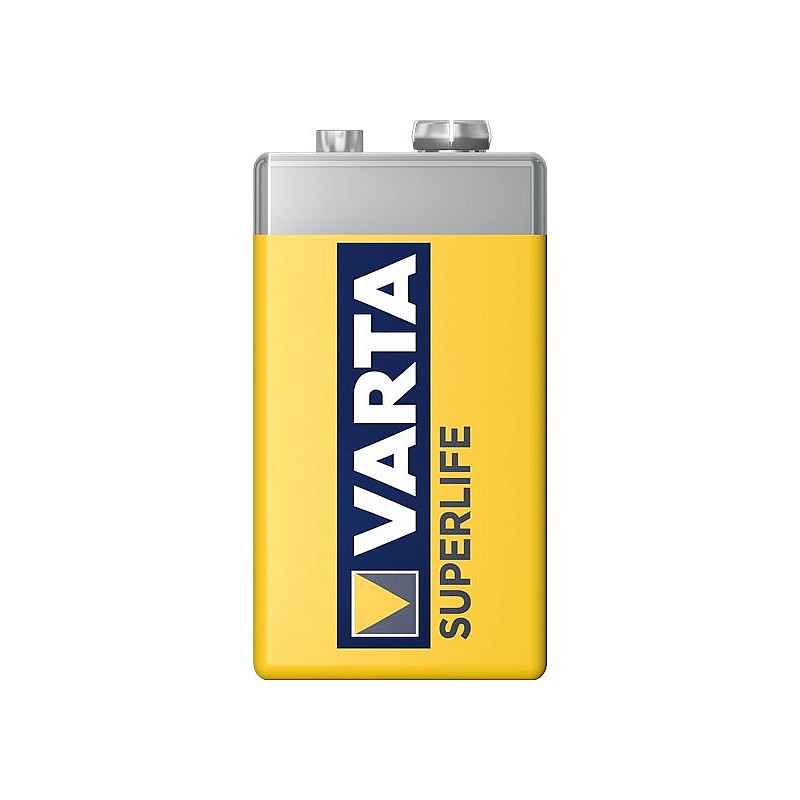 VARTA SUPERLIFE Батарейка 9V 6F22 1шт. РАСПРОДАЖА