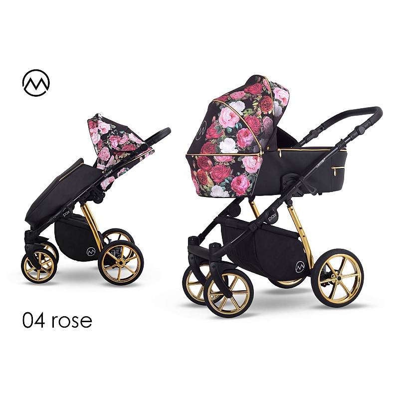 LONEX PAX ROSE универсальная коляска 2в1, 04 Rose