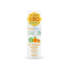 TOOFRUIT SPF50 органический солнцезащитный крем с минеральными фильтрами для детей с ароматом абрикоса, 100 ml PF079