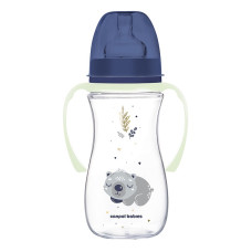 CANPOL BABIES Антиколиковая бутылочка EasyStart, 300ml, Sleepy Koala, 35/238_blu