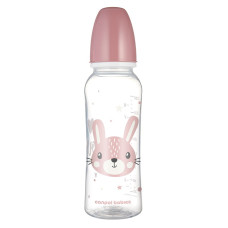 CANPOL BABIES šaura kakla pudelīte CUTE ANIMALS, 250 ml, 11/841_pin