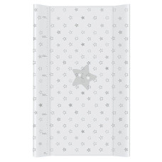 CEBABABY пеленальная поверхность с твердой основой 50x80см STARS GREY W-210-066-260