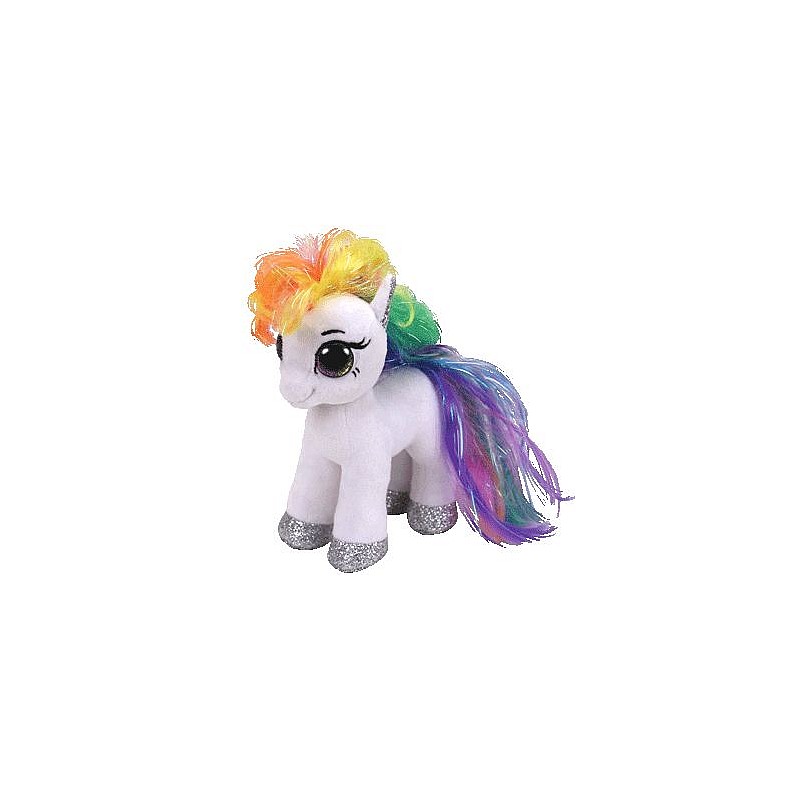 TY Beanie Boos Мягкая игрушка STARR - white pony reg 15см, TY36664