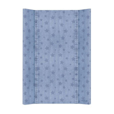 CEBABABY пеленальная поверхность с мягкой основой 50x70см Denim Style Stars blue