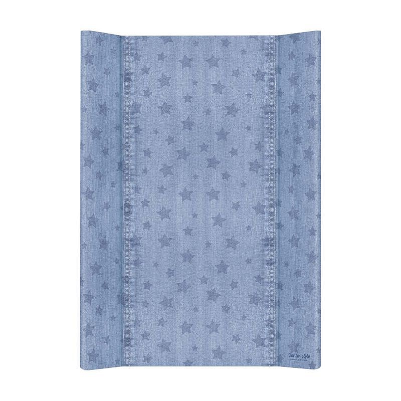 CEBABABY пеленальная поверхность с мягкой основой 50x70см Denim Style Stars blue