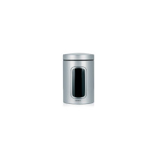 BRABANTIA контейнер для сыпучих продуктов,1.4 l Metallic Grey