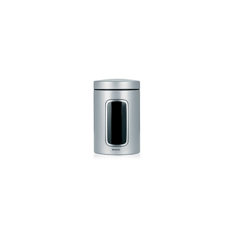 BRABANTIA контейнер для сыпучих продуктов,1.4 l Metallic Grey