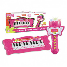 BONTEMPI 22 клавишная электронная клавиатура iGirl и набор микрофонов для караоке 60 2171