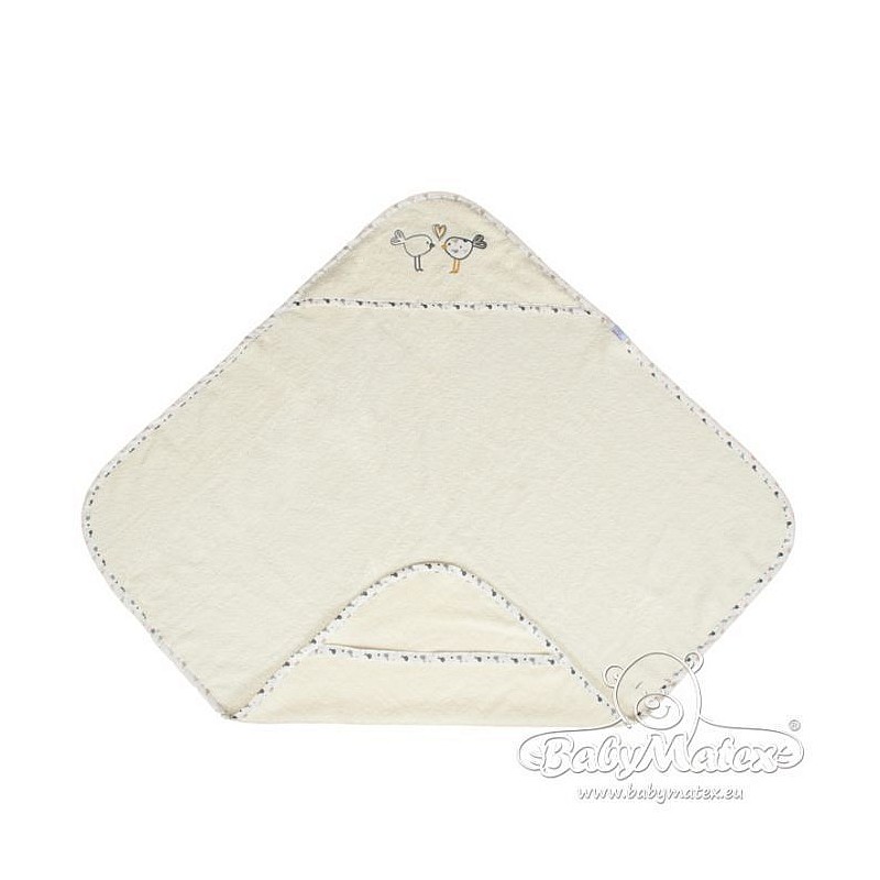BABYMATEX Полотенца с капюшоном MAXI PLUS, 02 ecru