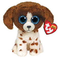 TY Beanie Boos Мягкая игрушка MUDDLES brown/white dog TY36249 РАСПРОДАЖА