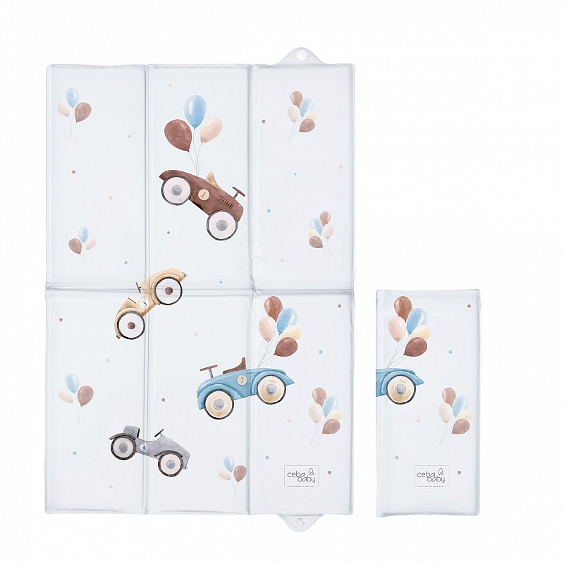 CEBABABY Туристическая пеленальная поверхность 40x60см Retro Cars W-305-000-640
