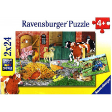 Ravensburger пазл 2x24элем. R08857 РАСПРОДАЖА