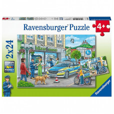 Ravensburger пазл 2X24 Police at Work R 05031