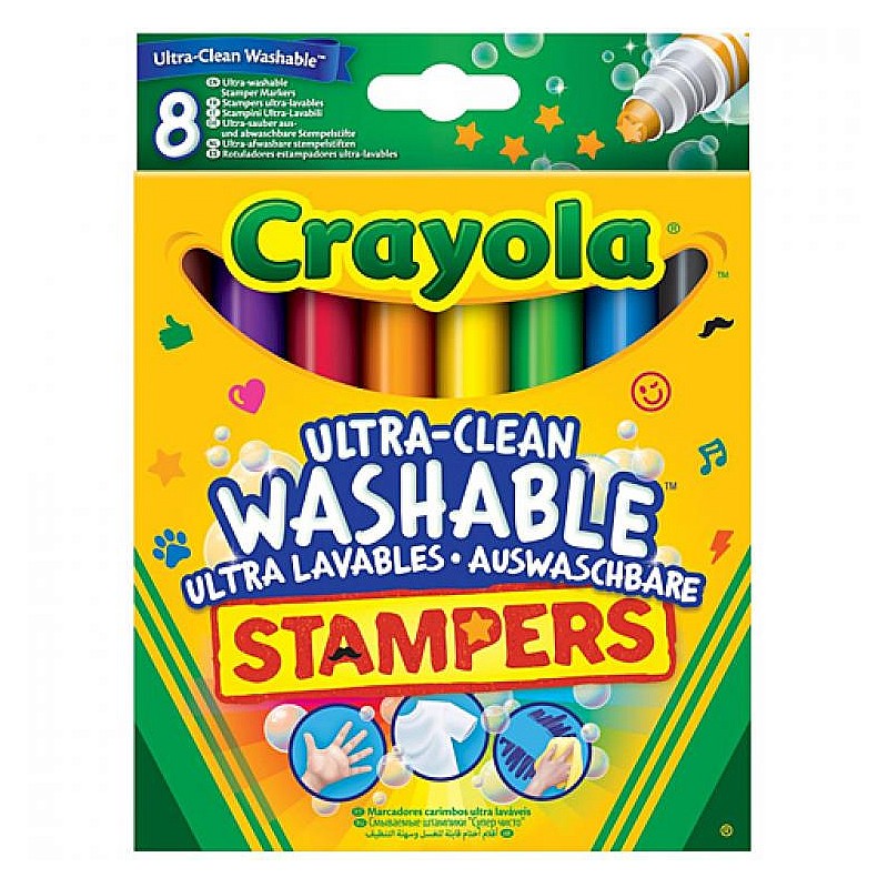 CRAYOLA Набор фломастеров-штампов, 8 шт.