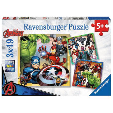 Ravensburger пазл 3x49 Marvel Avengers R 08040