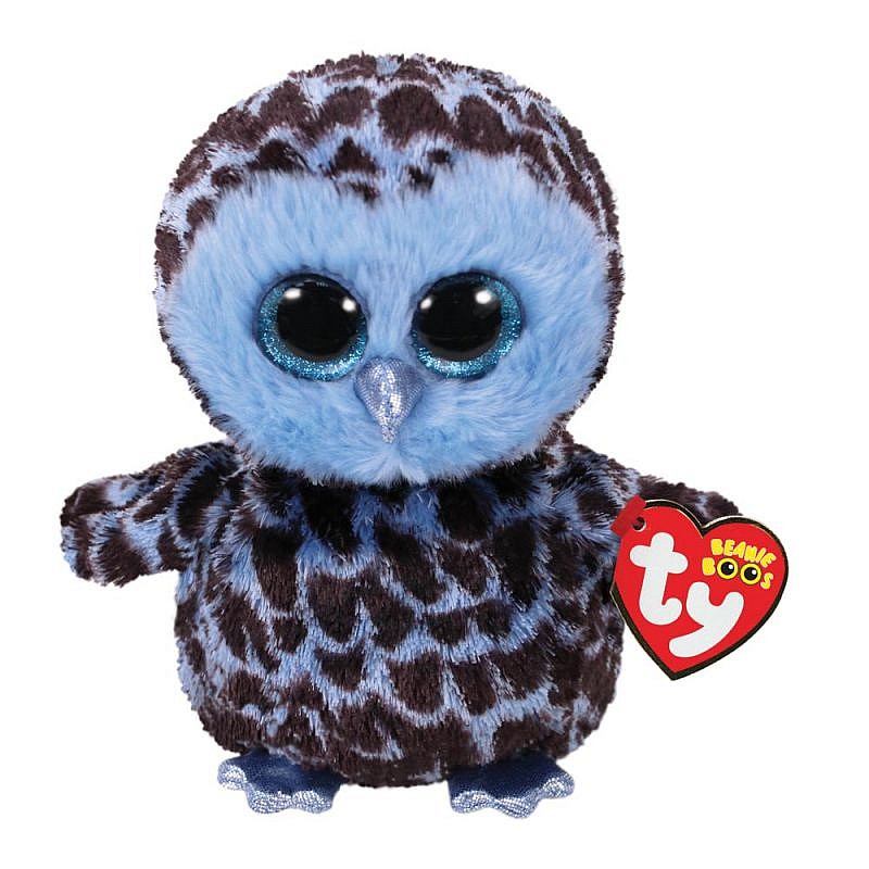 TY Beanie Boos Мягкая игрушка BLUE OWL PARROT YAGO 15.5см, TY36896 РАСПРОДАЖА