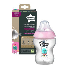 TOMMEE TIPPEE Closer to Nature бутылочка 260ml, 0м+ girl 42250287