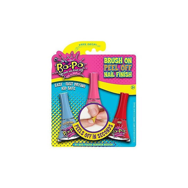 WORXTOYS BO-PO Лаки Для Ногтей С Запахом, 3 шт