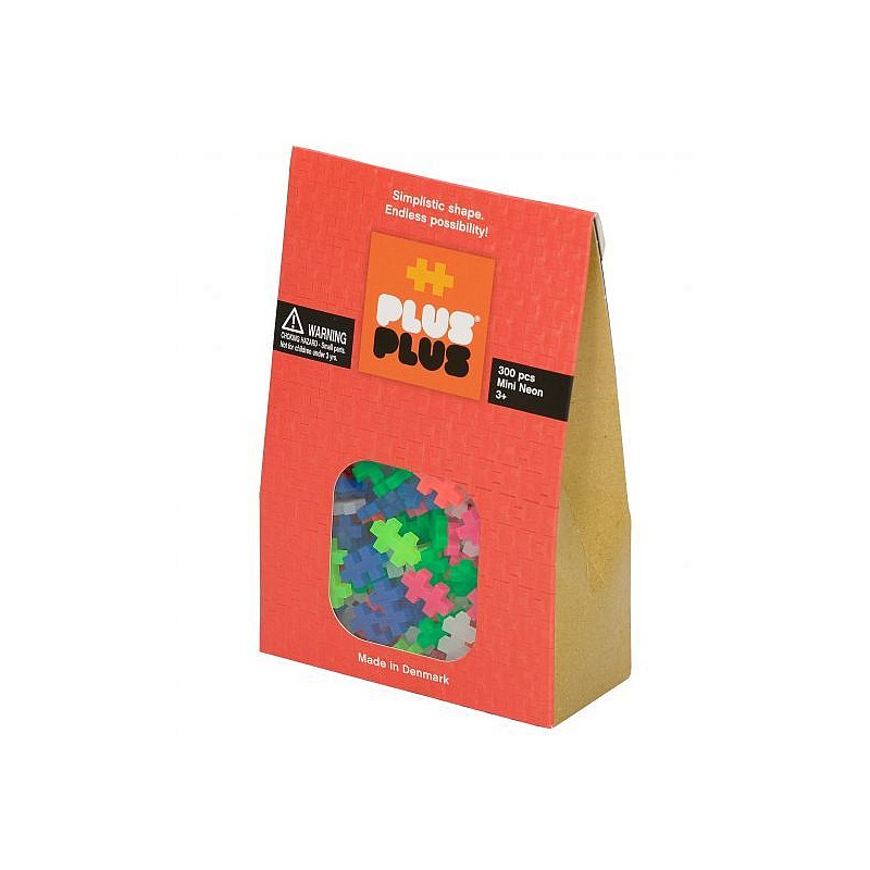 Plus Plus Mini Neon конструктор 300шт., 3351 MN300N