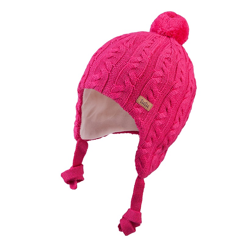 TUTU Шапка 46-50 размер, 3-005163 195 strong pink