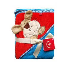 BOBOBABY Полотенце с капюшоном 76x80см OKR-MF BX Blue Dog