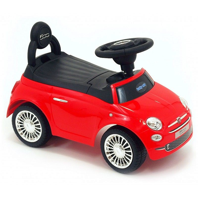 BABY MIX FIAT 500 машинка толкалка , HZ 620 красная