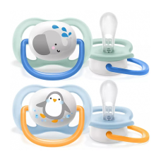 PHILIPS AVENT Силиконовая пустышка Ultra air Animal 0-6м, 2шт. SCF080/05