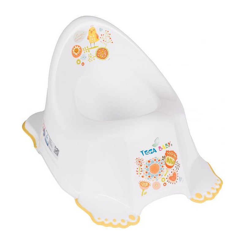 TEGA BABY FOLK Детский горшок - white, FL-001 РАСПРОДАЖА