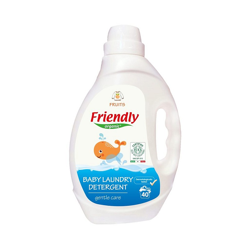 FRIENDLY ORGANIC Органический гель для стирки детского белья Фрукты 2000 мл FR2212