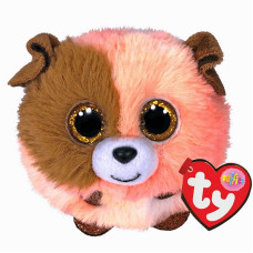 TY PUFFIES Мягкая игрушка MANDARIN - orange dog puf 8см, TY42523