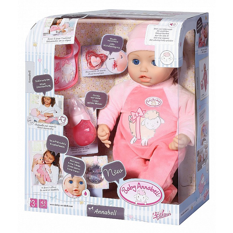 BABY ANNABELL Кукла интерактивная 43 см.