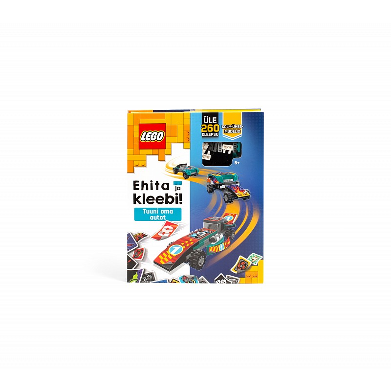 LEGO ICONIC Наклейки и конструктор "Машинки" (50 деталей) (на эст.языке)