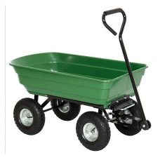 Garden carriage - cart, 75L, green