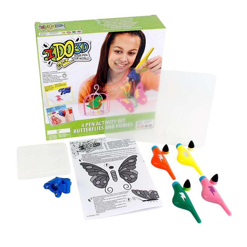 IDO3D Ultra - 4 3D ручки набор Бабочки и Феи
