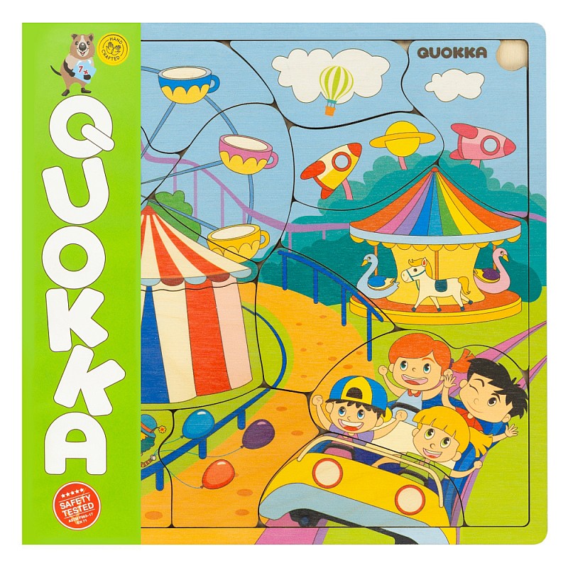 QUOKKA Koka mozaīkas puzzle - Atrakciju parks