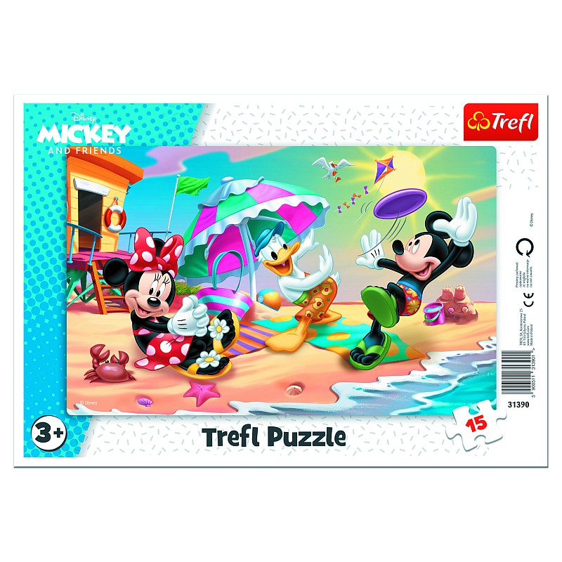 TREFL DISNEY ППазл в рамке Микки-Маус, 15 шт.