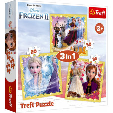 TREFL Набор пазлов Frozen 2 (3 in 1)