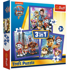 TREFL PAW PATROL Комплект пазлов 3в1 Щенячий патруль