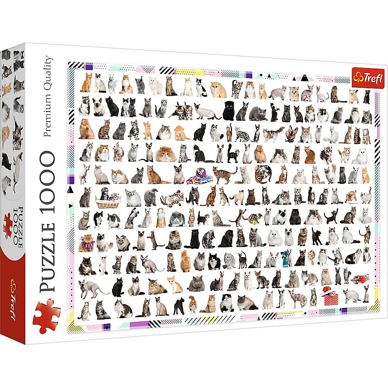 TREFL Пазл  1000 Коты