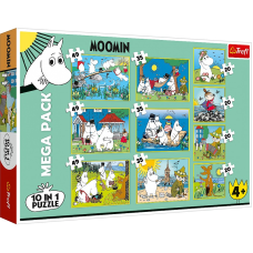 TREFL MOOMIN Комплект пазлов 10 в 1 Муми-тролли