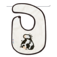 AKUKU Слюнявчик 1шт. BLACK COW A1308