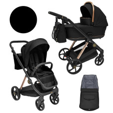 Baby Fashion GINO 2.0 Универсальная коляска 3в1, Black