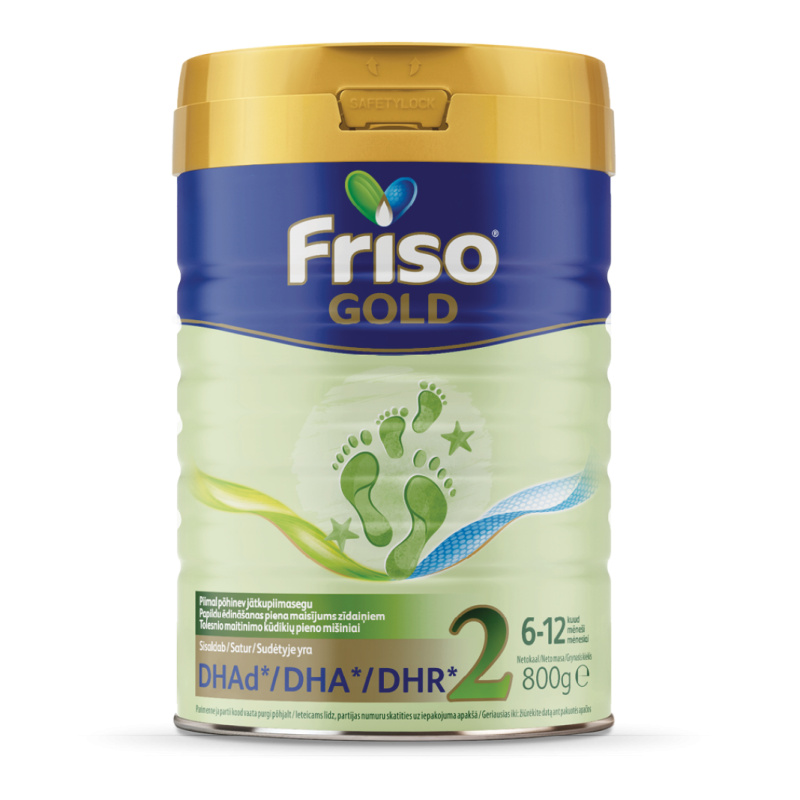 Friso Gold 2 сухая молочная смесь 800g