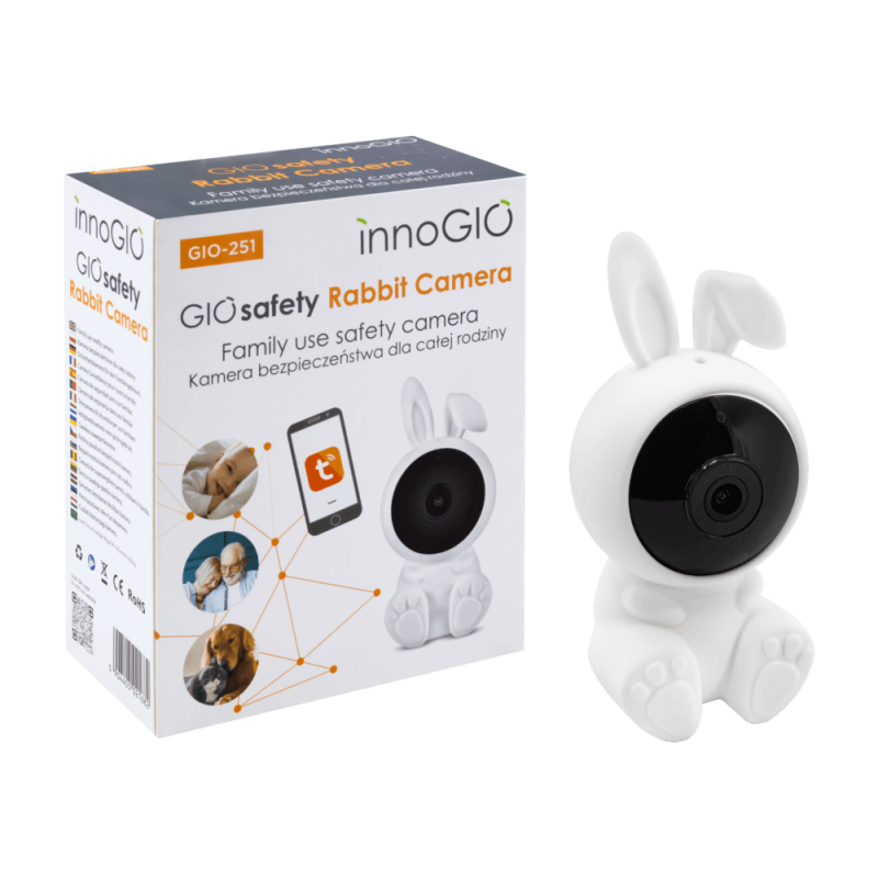 Innogio GIO-251 Камера Wi-Fi, электронная няня GIOsafety Rabbit