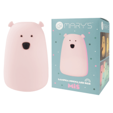 Mary's Лампа LED BIG BEAR Pink RGB+WW +RC 5V DC 1A