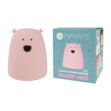 Mary's Лампа LED LITTLE BEAR Pink RGB+WW /NB 3 x AAA 1.5V battery (not included)