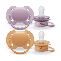 PHILIPS AVENT Силиконовая пустышка Ultra soft Neutral 6-18м, 2шт. SCF091/33